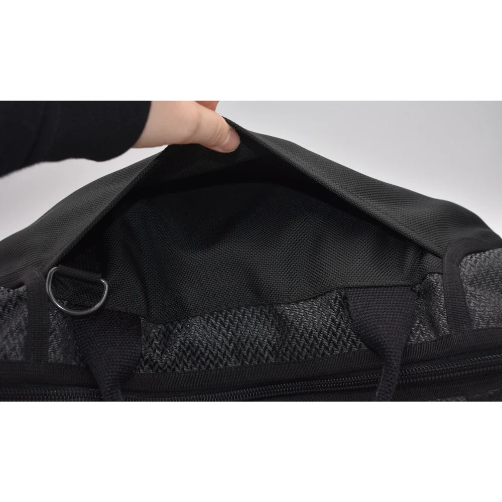 Vtg Waterfield Designs Cozmo Laptop Briefcase - Black Tote Bag - Made In SF USA